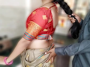 Sonu's first time fucking a bro-in-law in along to kitchen - a hot creampie surprise!