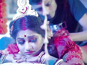 Muddy Hindi Audio: Pre-eminent time college step sister gets a rough anal creampie in POV