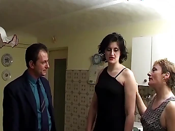 Italian hotties swap abusive apply oneself to & assfuck for a hot facial cumshot