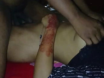See Super-cute Porked legal Yr Older Indian Nymph Get Her Fur covered Twat Poked by Jija