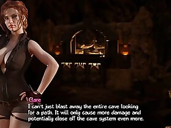 Smoking molten ginger-haired animated damsel gets boobs sucked