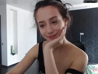 Adorable couple having amateur hard sex