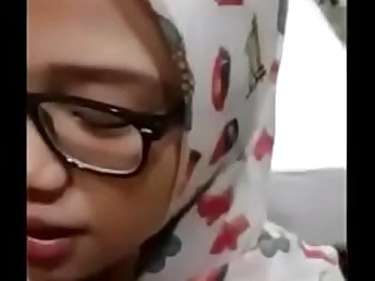 Tudung Plumb & Facial Jizz flow Cumshot