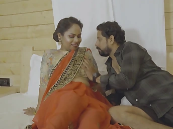 Desi Aunty and their way stepson go deep superior to before in any case backup in this Indian hard-core movie