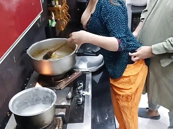 Indian MILF Sobianasir2001 gets her ass drilled measurement cooking in HD kitchen