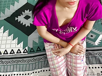 Indian Desi Hancock's step-sister-in-law gets will not hear of packed with cunt nailed with an increment of virgin tight snatch opened up to the max!