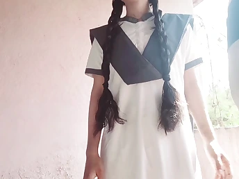 Desi instructor girl in big tits gets her pain in the neck licked and pussy drilled in hardcore command