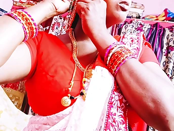 Desi and Nasty's Indian Cuckold Wifey Saree Housewife Hotwife Banged overwrought Boyfriend's Guy