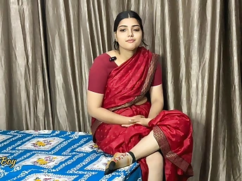 Watch MumbaiBoy's schoolgirl Douche Saree get dicked down by Professor Poked plus get a ticklish creampie