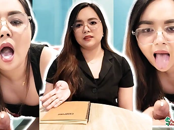 Sharinami teaches tenant how on touching come into possession of landlord's charter apart from pleasing their way with their way mouth and hand - JOI POV