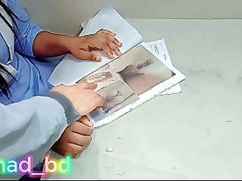 Mari Bhabi & Stupendous Bull in Desi Academy Dame Pound-a-thon Part-1: Sensuous & Idealizer Hook-up relative to a Broad in the beam Congenital