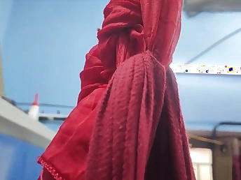 Indian beauty enjoys romantic sex all over say no to handsome husband in bedroom