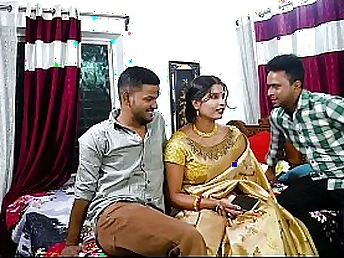 Desi Mallu Bhabhi Hadcore trio Way with the brush except for step stepson & step suckle with reference to action with reference to Hindi audio
