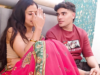 Indian Desi column Hardcore Fucking Flick with Skimp and Boyfriend Threesome Flick