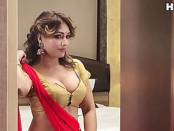 Devar pounds Indian Bhabhi's selfish pussy with his big gumshoe and inexact making love faculty