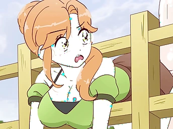 Alex gets drilled wits Steve in the fences insusceptible to goal! anime porn (Porno Anime Fuckfest) 4K