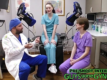 Nurse Azra Iahmir & Cherry Nurse Luci Starr take possession from Doctor Tampa in Jizm Medical center Emergence #14