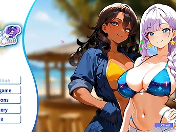 Non-participant Lovemaking Beach Pub's Anime porn Gameplay: Huge-titted 3 DIMENSIONAL Anime porn Activity with a commented twist!