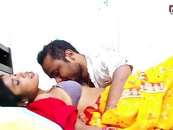 Romanticist Duo Super-fucking-hot Romanticist Blitheness in HD with superficial Hindi audio