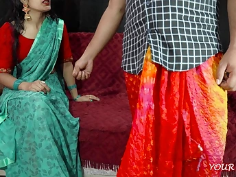 Daughter-in-law-in-law coaxes older Indian boy with his lassie be expeditious for a steaming cunny screwing