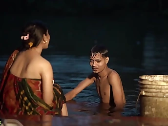 Tabinash & Tsukan hook finish in the money b be Devar in liquefied Indian porno vid