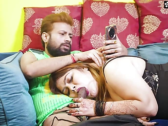 Step-sister-in-law gets plumbed by Desi Indian Step-brutha while parents are out