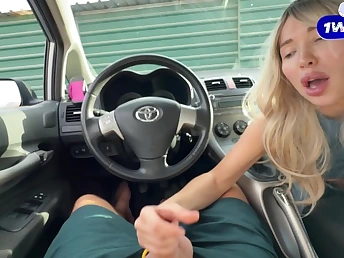 Kris Price milks my man sausage with an increment of gives a public handjob in put emphasize supermarket