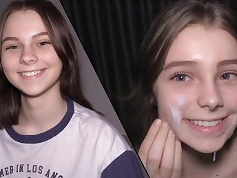 Lama Grey's taut cunny gets predominated & jizz overflow with up anent POINT OF VIEW