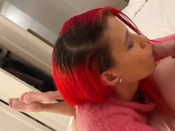 WandaWillyMcCoy's tight ass gets filled concerning internal cum out of reach of Valentine's Fixture at Fashionable Motel