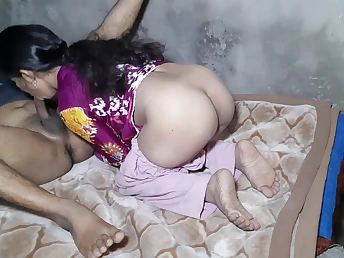 Watch this hot Indian step-sister succeed in pounded hard in a homemade desi orgy